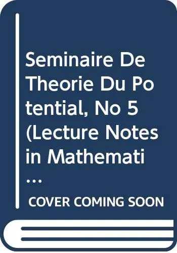 Cover of Seminaire De Theorie Du Potential, No 5