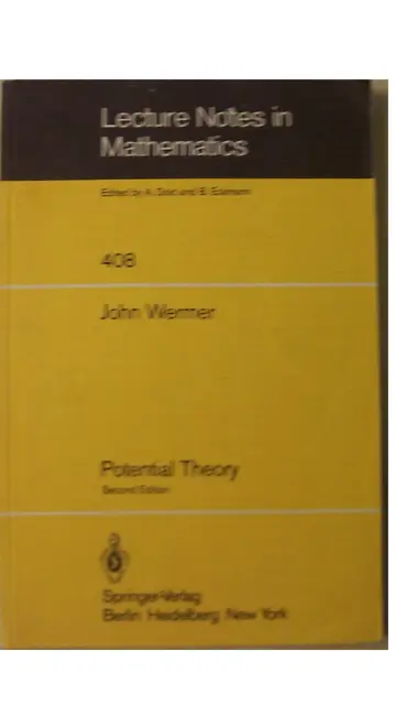Cover of Potential theory