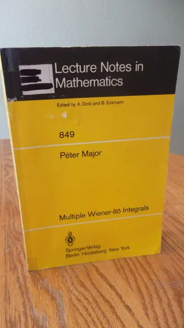 Cover of Multiple Wiener-Ito Integrals