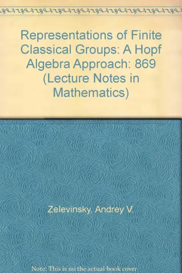Cover of Representations of Finite Classical Groups