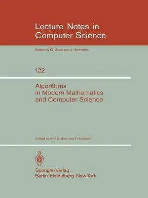 Cover of Algorithms in Modern Mathematics and Computer Science