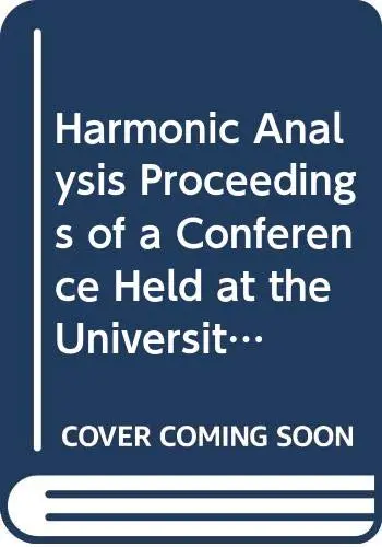 Cover of Harmonic Analysis Proceedings of a Conference Held at the University of Mn