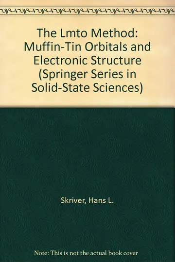 Cover of The Lmto Method