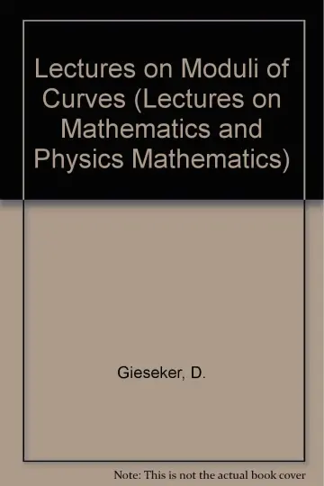 Cover of Lectures on Moduli of Curves