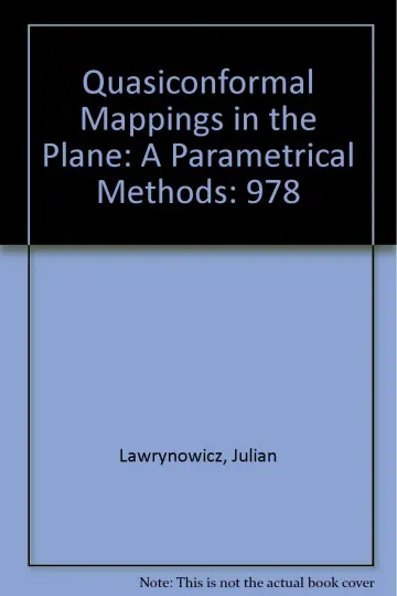 Cover of Quasiconformal Mappings in the Plane