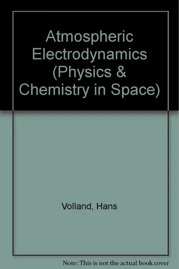 Cover of Atmospheric Electrodynamics