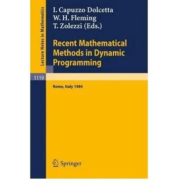 Cover of Recent Mathematical Methods in Dynamic Programming, 1984