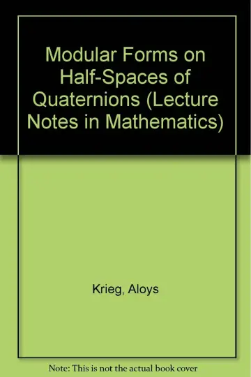 Cover of Modular Forms on Half-Spaces of Quaternions