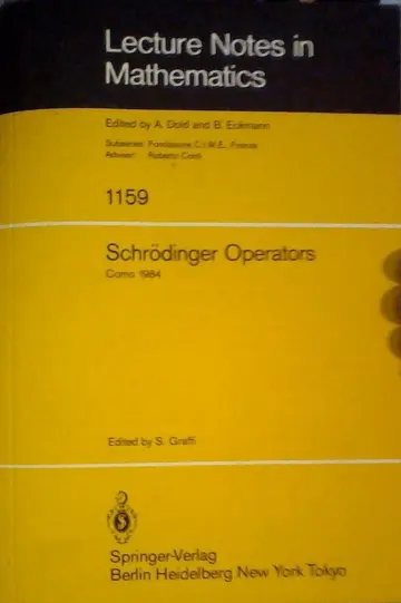 Cover of Schrodinger Operators