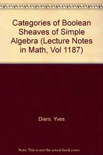 Cover of Categories of Boolean Sheaves of Simple Algebra