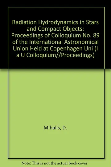 Cover of Radiation Hydrodynamics in Stars and Compact Objects