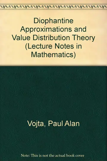Cover of Diophantine Approximations and Value Distribution Theory