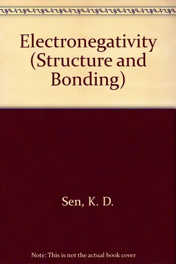 Cover of Electronegativity