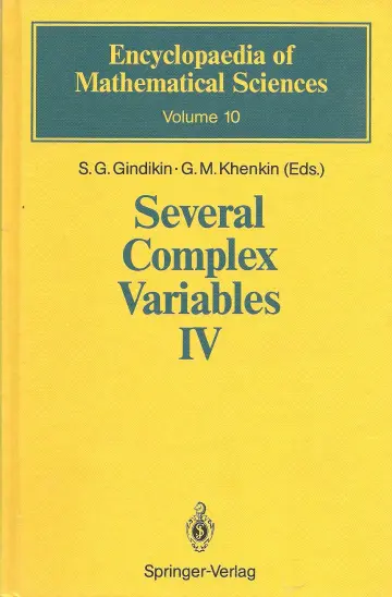 Cover of Several Complex Variables IV