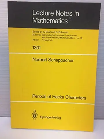 Cover of Periods of Hecke Characters