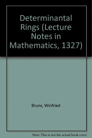 Cover of Determinantal Rings