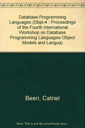 Cover of Database Programming Languages (Dbpl-4