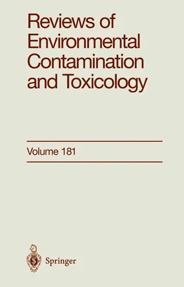 Cover of Reviews of Environmental Contamination and Toxicology