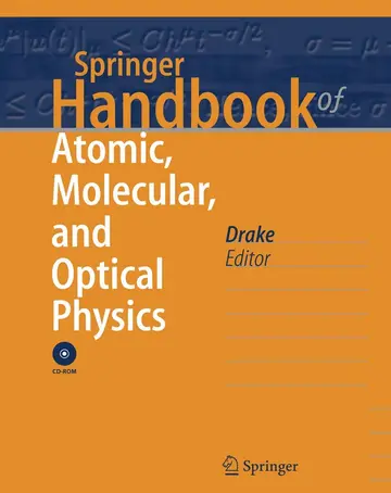 Cover of Springer Handbook of Atomic, Molecular, and Optical Physics