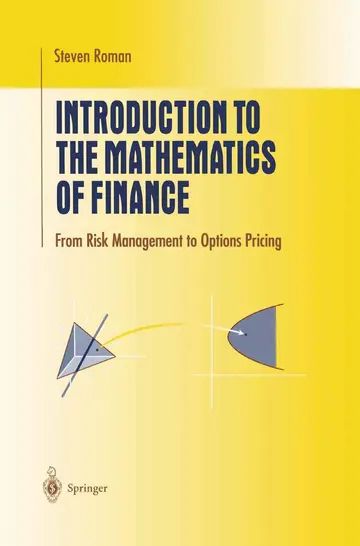 Cover of Introduction to the Mathematics of Finance