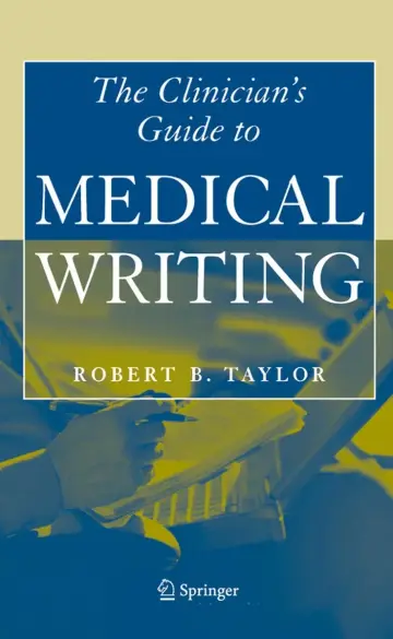 Cover of The Clinician's Guide to Medical Writing