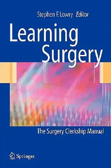Cover of Learning Surgery