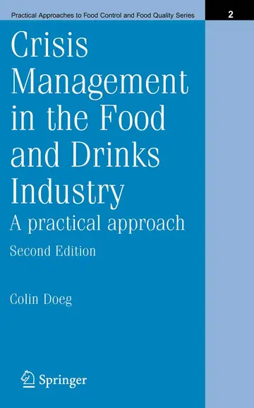 Cover of Crisis Management in the Food and Drinks Industry
