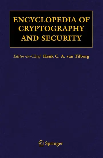 Cover of Encyclopedia of Cryptography and Security (Hb 2006), Van D.B