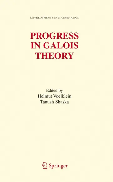 Cover of Progress in Galois Theory