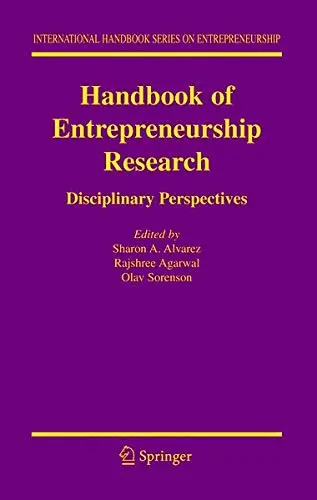 Cover of Handbook of Entrepreneurship