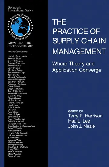 Cover of The Practice of Supply Chain Management