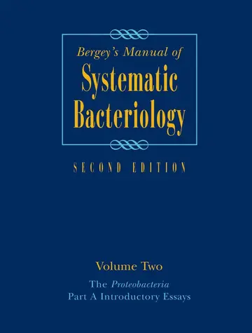 Cover of Bergey's Manual® of Systematic Bacteriology