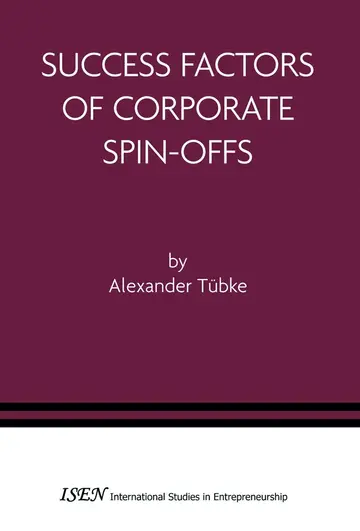 Cover of Success Factors of Corporate Spin-Offs