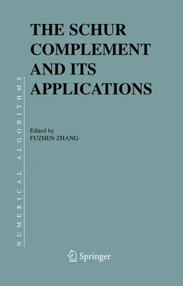 Cover of Schur Complement and Its Applications