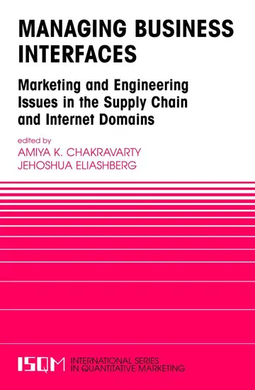 Cover of Managing Business Interfaces