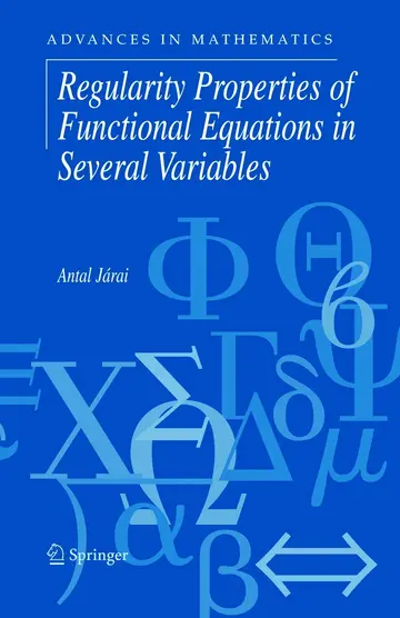 Cover of Regularity Properties of Functional Equations in Several Variables