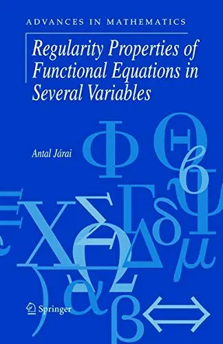 Cover of Regularity Properties of Functional Equations in Several Variables