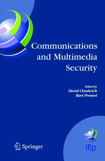 Cover of Communications and Multimedia Security