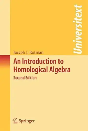 Cover of An Introduction to Homological Algebra