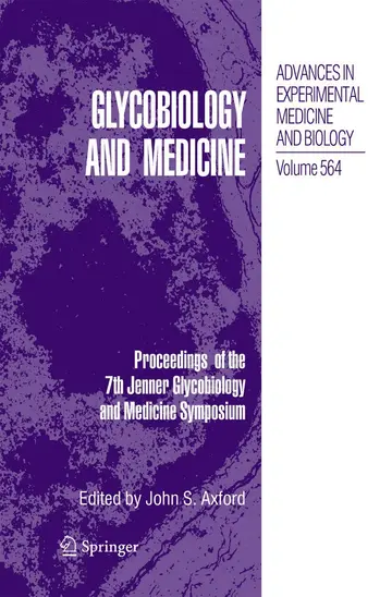 Cover of Glycobiology and Medicine