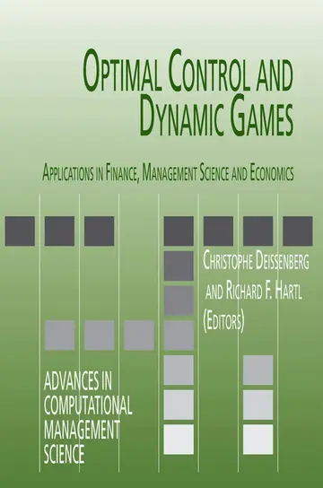 Cover of Optimal Control and Dynamic Games