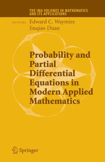 Cover of Probability and Partial Differential Equations in Modern Applied Mathematics