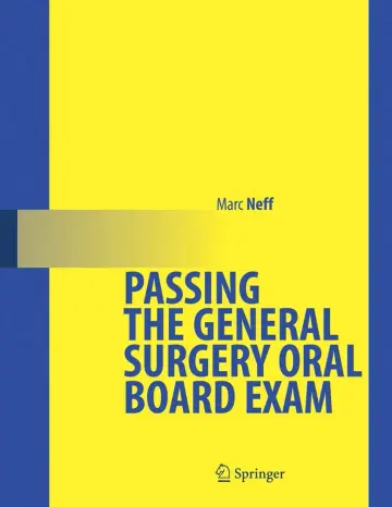 Cover of Passing the General Surgery Oral Board Exam