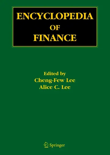 Cover of Encyclopedia of Finance