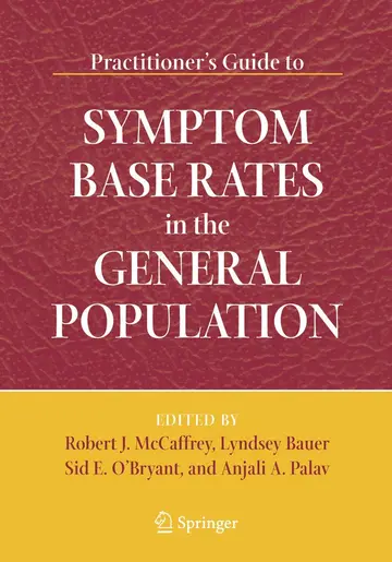 Cover of Practitioners Guide to Symptom Base Rates in the General Population