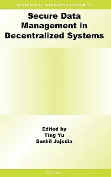 Cover of Secure Data Management in Decentralized Systems