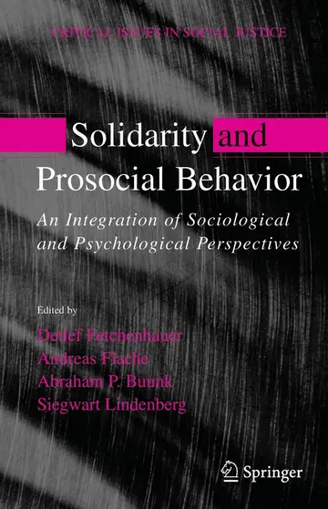 Cover of Solidarity and Prosocial Behavior