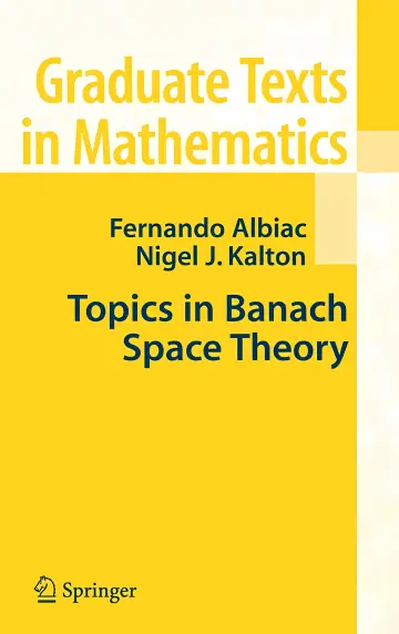 Cover of Topics in Banach Space Theory