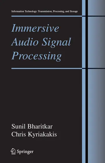 Cover of Immersive Audio Signal Processing