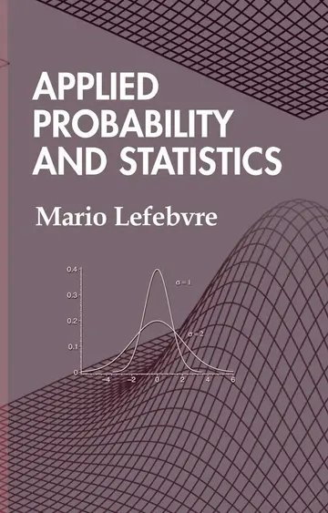 Cover of Applied Probability and Statistics